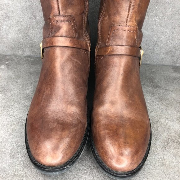 Ecco Hobart Harness Soft Touch Leather Boot, Brown, EU 38 Women's 7-7.5 - Picture 3 of 9